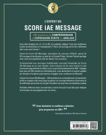 L'Expert du Score IAE Message - 300 questions de Compréhension et Expression Écrite en Anglais
