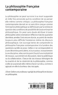 La philosophie française contemporaine