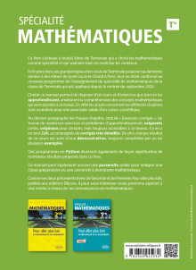 Spécialité Mathématiques - Terminale - Pour aller plus loin en démontrant et en s'entraînant - Nouveaux programmes