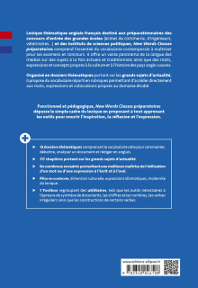 New Words Classes préparatoires. Lexique thématique du vocabulaire contemporain anglais-français