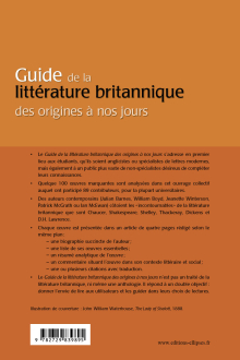 Guide de la littérature britannique des origines à nos jours