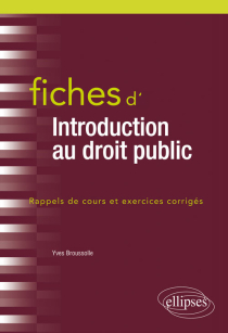 Fiches d'introduction au droit public
