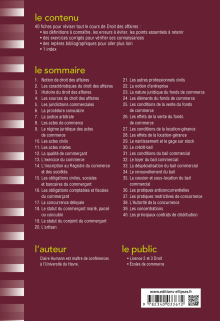 Fiches de droit des affaires - 3e édition