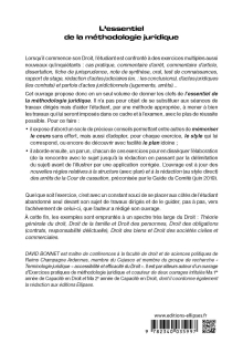 L'essentiel de la méthodologie juridique - 4e édition