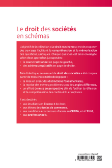Le droit des sociétés en schémas - 4e édition