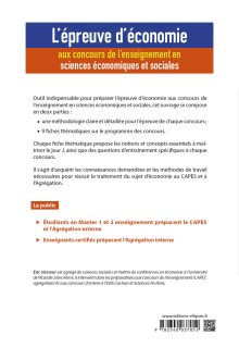 L'épreuve d'économie aux concours de l'enseignement en sciences économiques et sociales. CAPES/Agreg