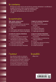 Fiches de Droit du commerce international