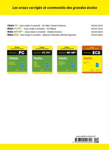 Oraux corrigés et commentés de Mathématiques MP-MP*