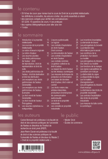 Fiches de droit de la propriété intellectuelle