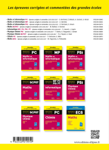 Physique-Chimie. PSI. Annales corrigées et commentées. Concours 2015/2016/2017