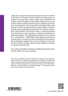 Introduction historique au droit. De la fin de l’Antiquité à la codification napoléonienne
