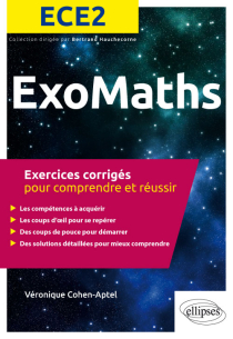Maths ECE2 - Exercices corrigés pour comprendre et réussir