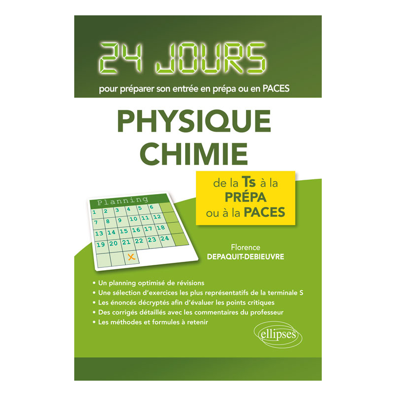 Physique-chimie - 24 jours pour préparer son entrée en prépa