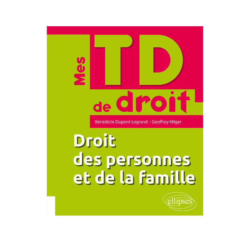 Droit des personnes et de la famille