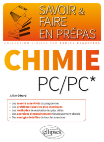 Chimie PC/PC*