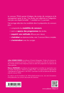 Réussir le concours TEAM • Méthode, 3 concours blancs corrigés, + de 500 questions