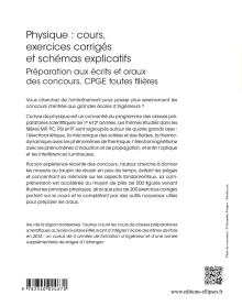 Cours et exercices de physique - Bien préparer les écrits et les oraux - 1re et 2e années, toutes filières CPGE scientifiques