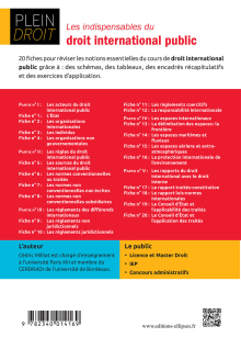 Les indispensables du droit international public