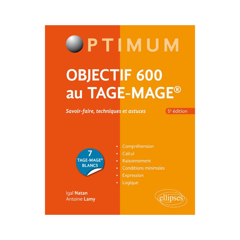 Objectif 600 au TAGE-MAGE – 5e édition