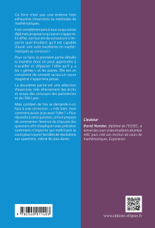 Mathématiques Prépa HEC - Voie ECE : Méthodes, rédaction et exercices