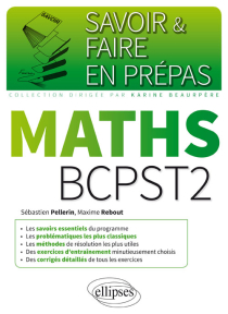 Mathématiques BCPST2