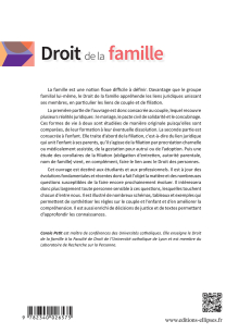 Droit de la famille