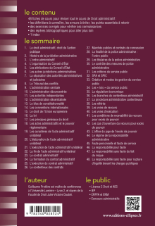 Fiches de Droit administratif - 4e édition