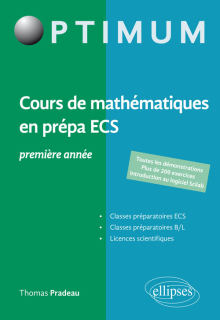 Cours de maths en prépa ECS 1re année