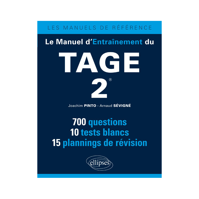 Le Manuel d’Entraînement du Tage 2®
