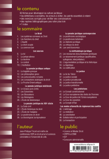 Fiches de Culture juridique
