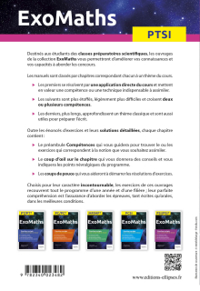 Maths PTSI - Exercices corrigés pour comprendre et réussir