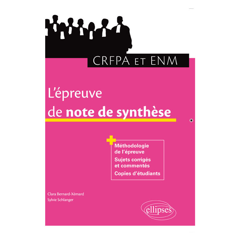 L'épreuve de note de synthèse au CRFPA et à l'ENM