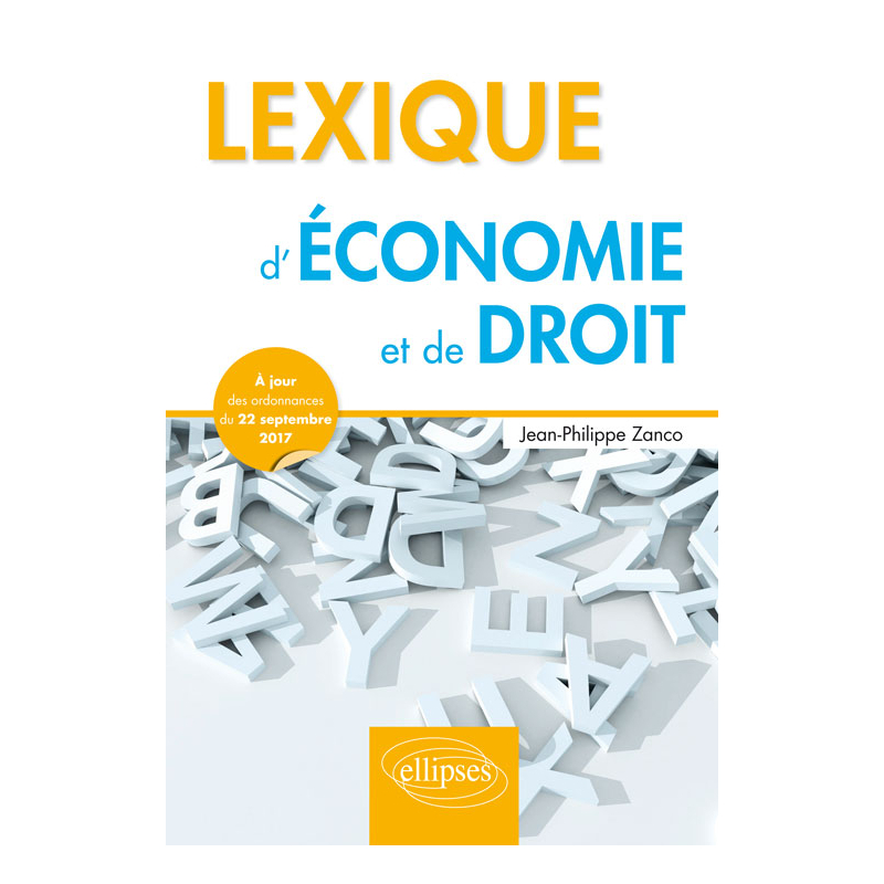 Lexique d'Économie et de Droit