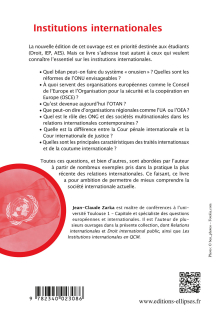 Institutions internationales - 7e édition