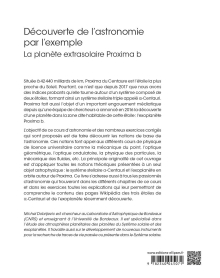 Découverte de l'astronomie par l'exemple - La planète extrasolaire Proxima b