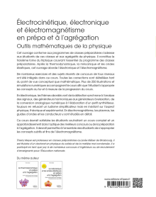 Électrocinétique, électronique et électromagnétisme en prépa et à l’agrégation - Outils mathématiques de la physique - Compléments de cours X-ENS