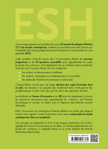 Économie, Sociologie et Histoire du monde contemporain. L'essentiel en 10 thèmes et 20 questions - Nouveaux programmes