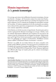 Histoire impertinente de la pensée économique. D’Aristote à Jean Tirole