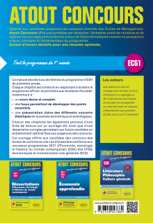 Économie, Sociologie et Histoire du monde contemporain - ECG1 - Nouveaux programmes