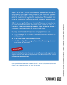 Anglais. Réussir en prépa. Make it to the top! 50 séquences de révision incontournables. Vocabulaire, grammaire, exercices corrigés (B2-C1)