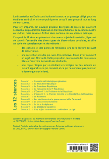 La dissertation en droit constitutionnel illustrée par des copies d'étudiants
