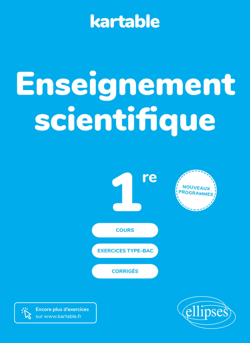 Enseignement scientifique - Première