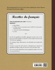 Les recettes du français - Préparation au brevet - Cahier de leçons et exercices pour l'épreuve de français, grammaire et expression
