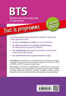 BTS Français - Culture générale et expression - Dans ma maison - De la musique avant toute chose ? - Examen 2022