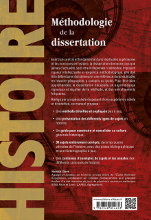 Méthodologie de la dissertation en histoire - Classes préparatoires, licence, concours