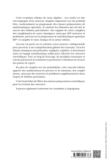 Les maths en tête. Algèbre et probabilités - 3e édition