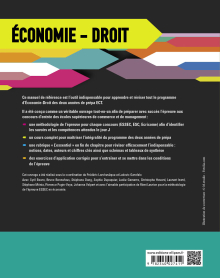Économie-Droit. Prépas ECT. 1re et 2e année. Cours, méthodes, sujets