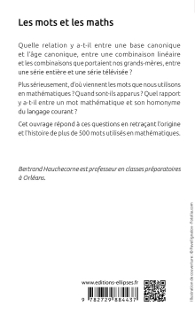 Les mots et les maths. Dictionnaire historique et étymologique du vocabulaire mathématique