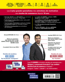 Le Manuel des entretiens de motivation « Prépa HEC » - Concours aux écoles de commerce - Édition 2022