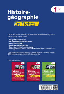 Histoire-géographie en fiches - Première